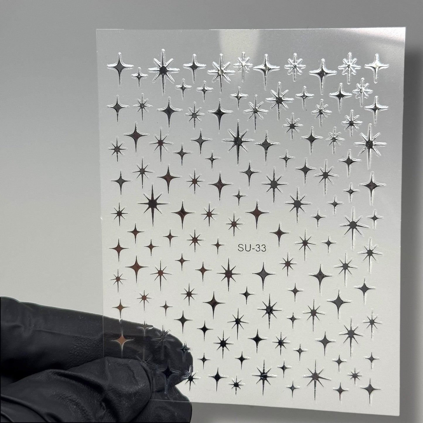 Star Nail Art Stickers – Celestial Design Sheet SU - 33 for Nail Decoration - JTessentials