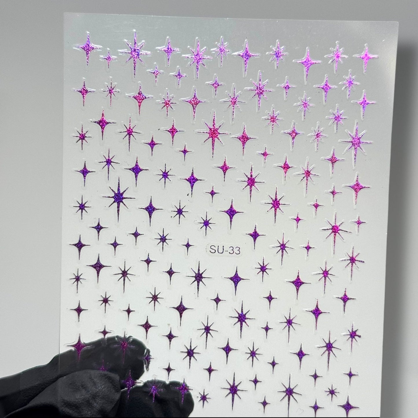 Star Nail Art Stickers – Celestial Design Sheet SU - 33 for Nail Decoration - JTessentials