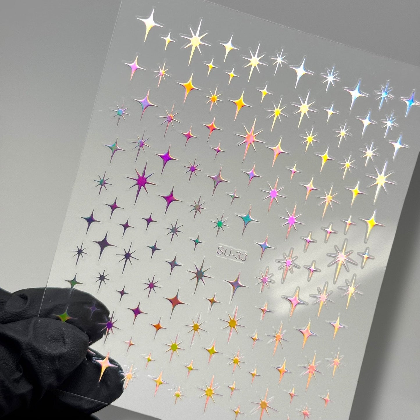 Star Nail Art Stickers – Celestial Design Sheet SU - 33 for Nail Decoration - JTessentials