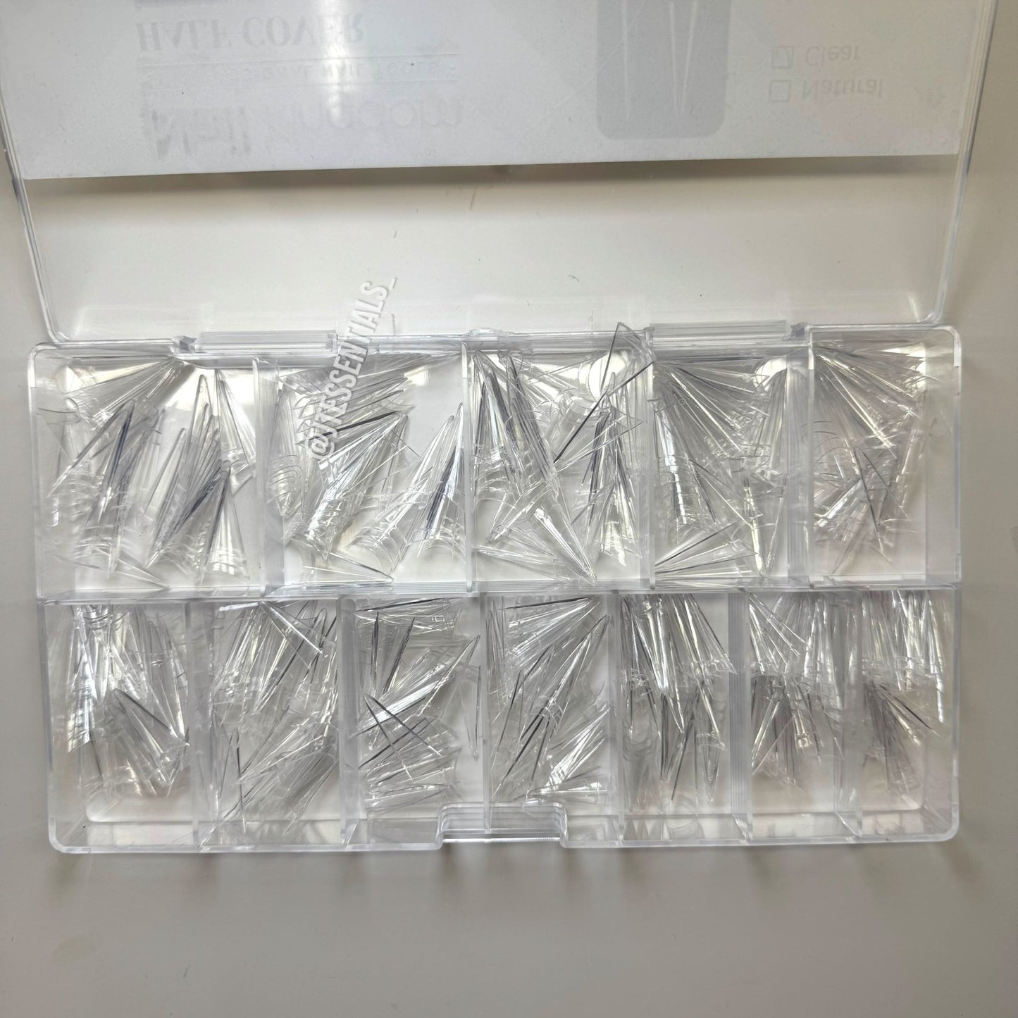 Stiletto - Medium Nail Tips Box 504 tips - JTessentials