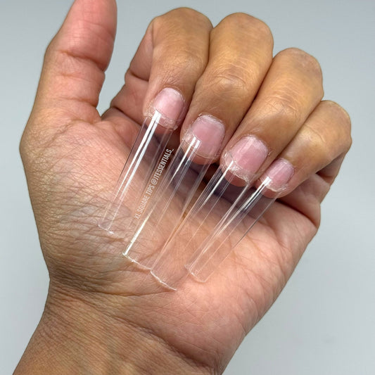 XL - No c square straight Nail Tips Box - JTessentials