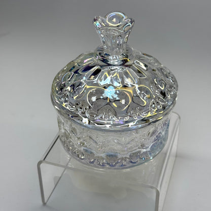 01 Iridescent Crystal Dappen Dish – Elegant Acrylic Liquid Container for Nail Techs - JTessentials