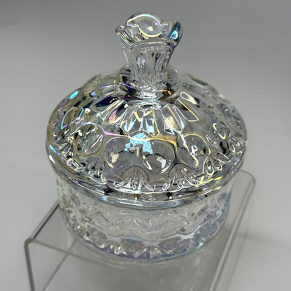 01 Iridescent Crystal Dappen Dish – Elegant Acrylic Liquid Container for Nail Techs - JTessentials