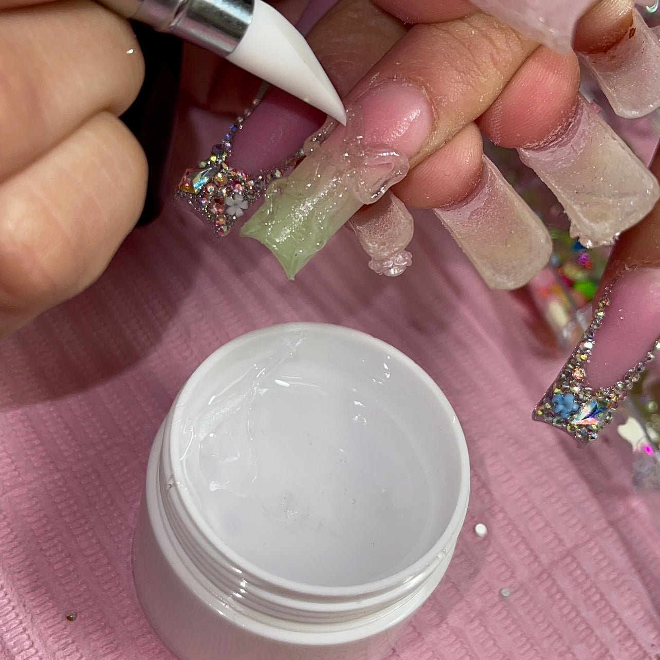 01 POPULAR ⭐️3D - MOLDING GEL clear - white - JTessentials