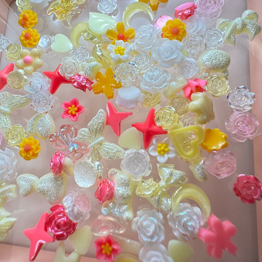 011•Kawaii Nail Charm Mix - Cute & Playful Nail Art Decorations - JTessentials