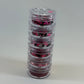 02 | 6 - Piece Glitter Nail Art Set - Pink Heart Decorations for Stunning Designs - JTessentials