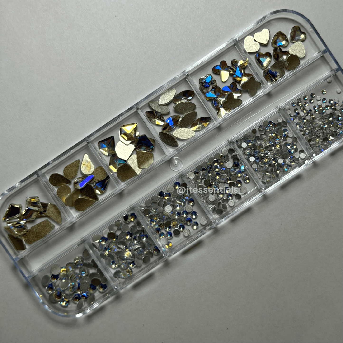 02 Blue AB Rhinestone Box - High Quality Rhinestone box - JTessentials