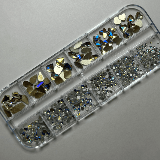 02 Blue AB Rhinestone Box - High Quality Rhinestone box - JTessentials
