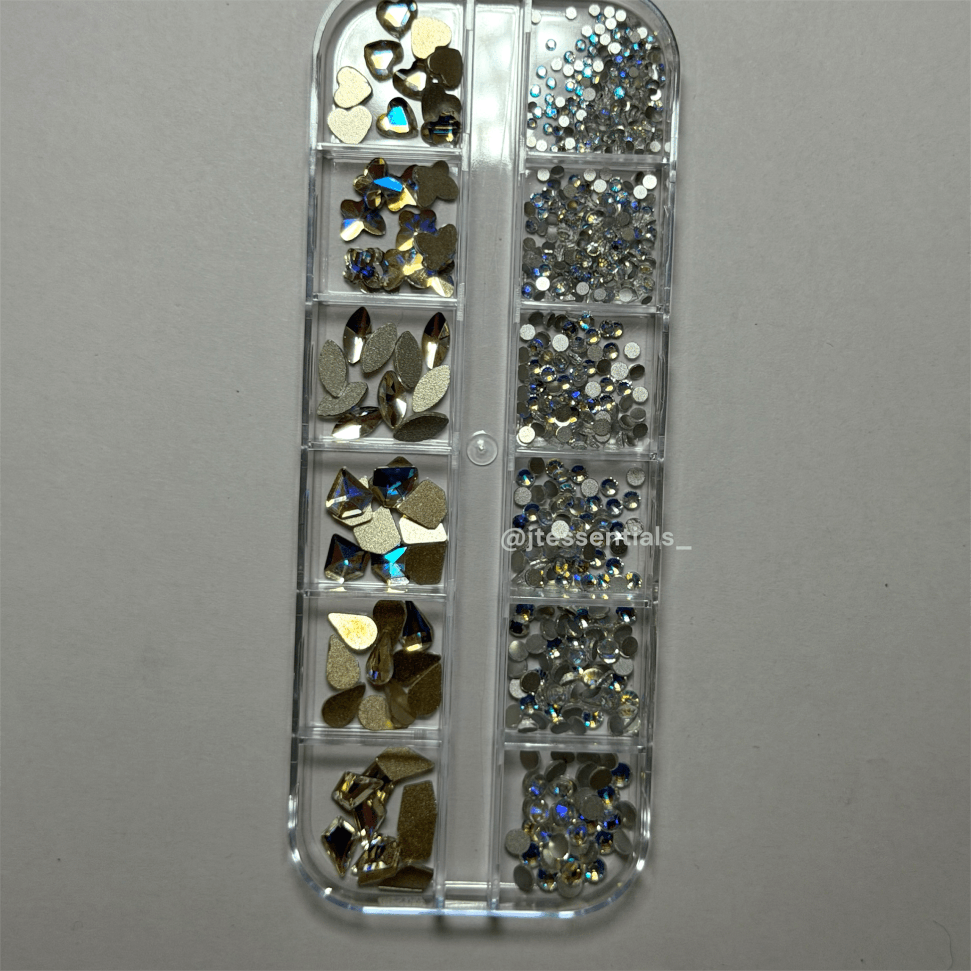 02 Blue AB Rhinestone Box - High Quality Rhinestone box - JTessentials