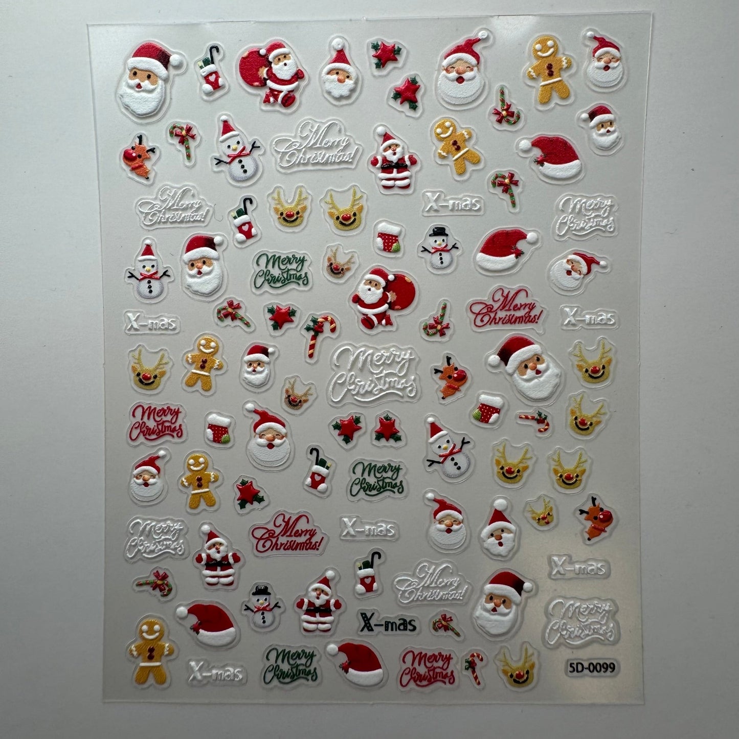 02 Christmas Nail Stickers – Festive Designs for Easy Holiday Nail Art - JTessentials