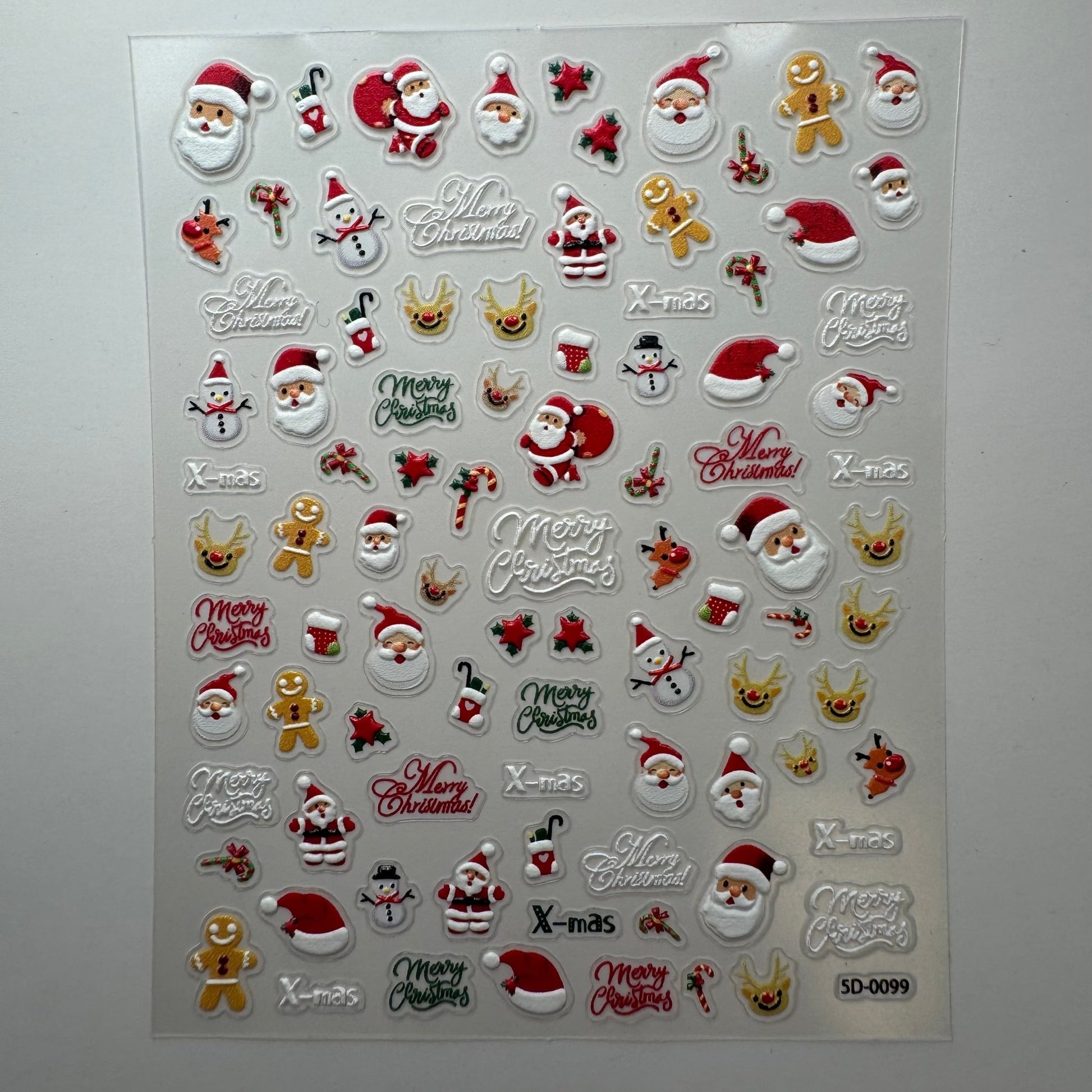 02 Christmas Nail Stickers – Festive Designs for Easy Holiday Nail Art - JTessentials