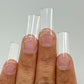 STRAIGHT MEDIUM NO C CURVE NAIL TIPS 500 pc BOX
