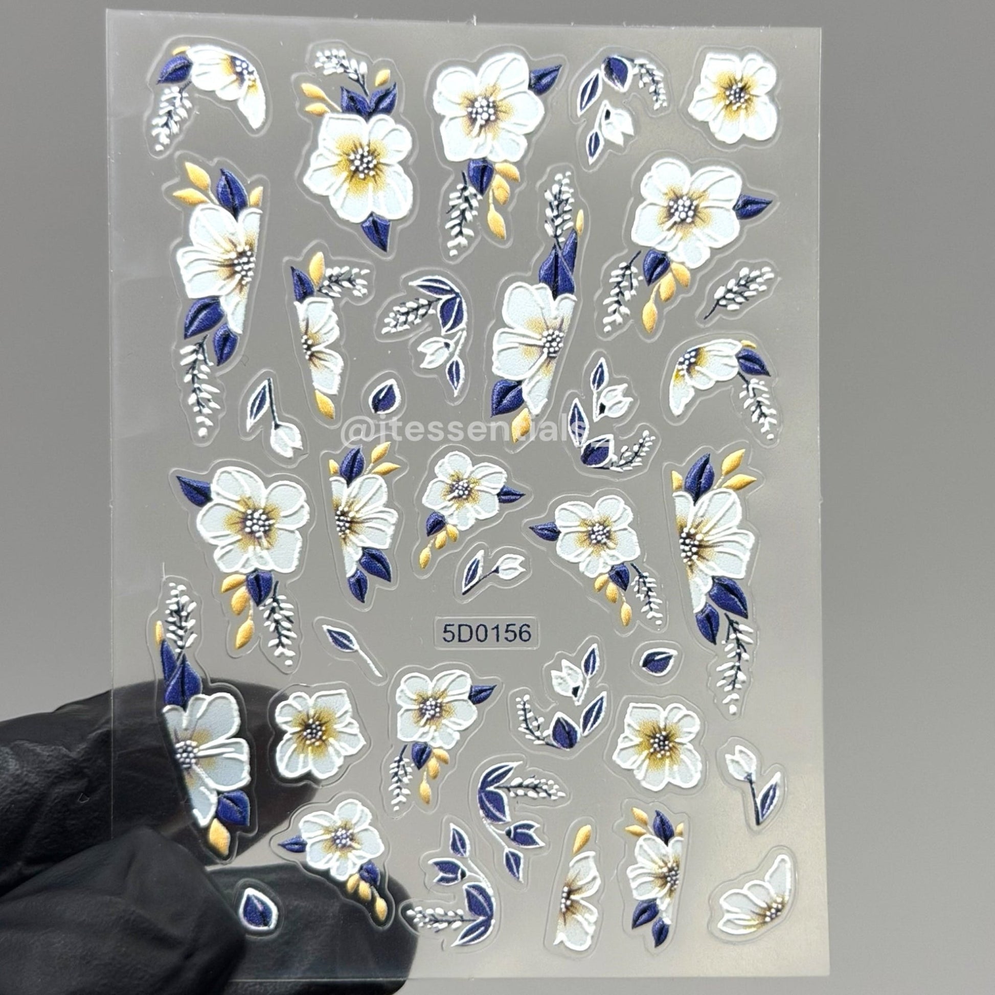 02Flower 5D Nail sticker | 5D0156 - JTessentials