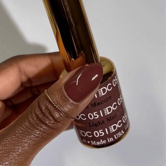 051 DC Gel Polish – Light Macore | Long - Lasting High - Shine Gel Color - JTessentials