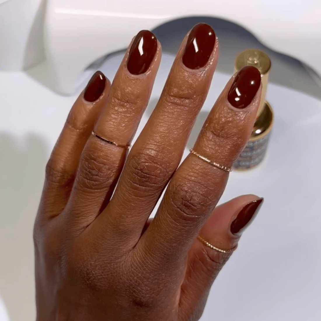 052 DC Gel Polish – Walnut Brown | Rich, Long - Lasting Chocolate Gel Color by DND - JTessentials