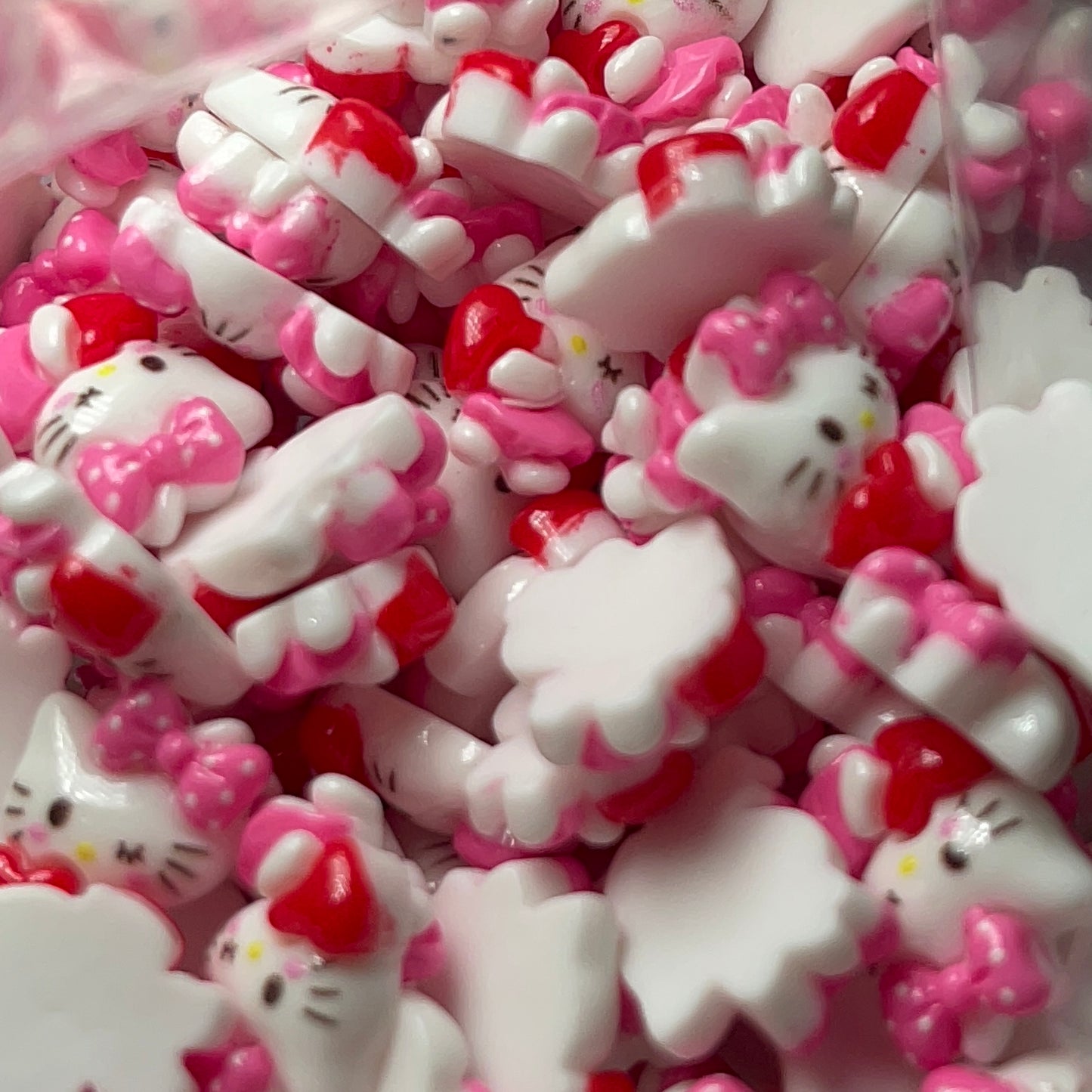 6 pcs Hello kitty HEART