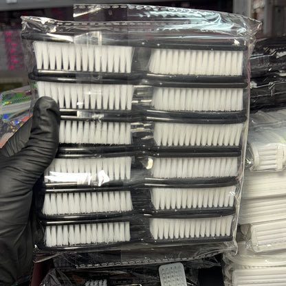 12 PCs dust brush for nails black