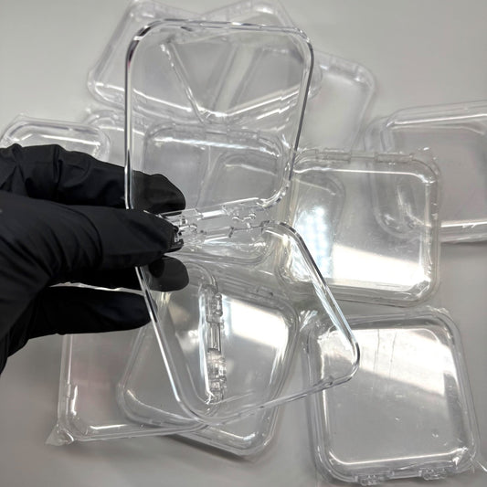 1 pc - Clear Plastic Storage Box for Press - On Nails – Durable & Compact Organizer - JTessentials