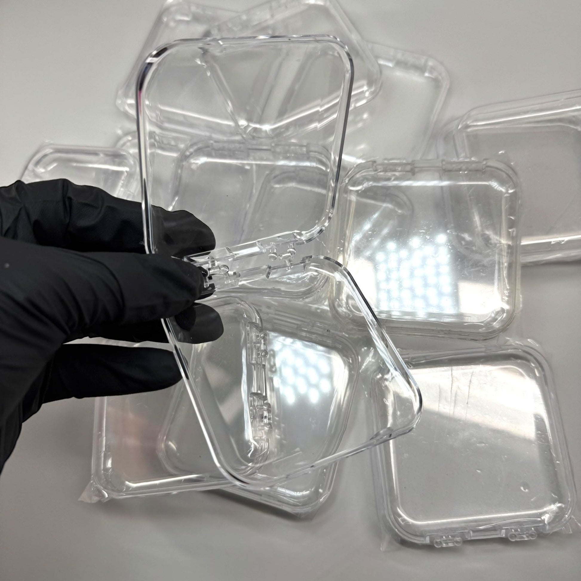 1 pc - Clear Plastic Storage Box for Press - On Nails – Durable & Compact Organizer - JTessentials
