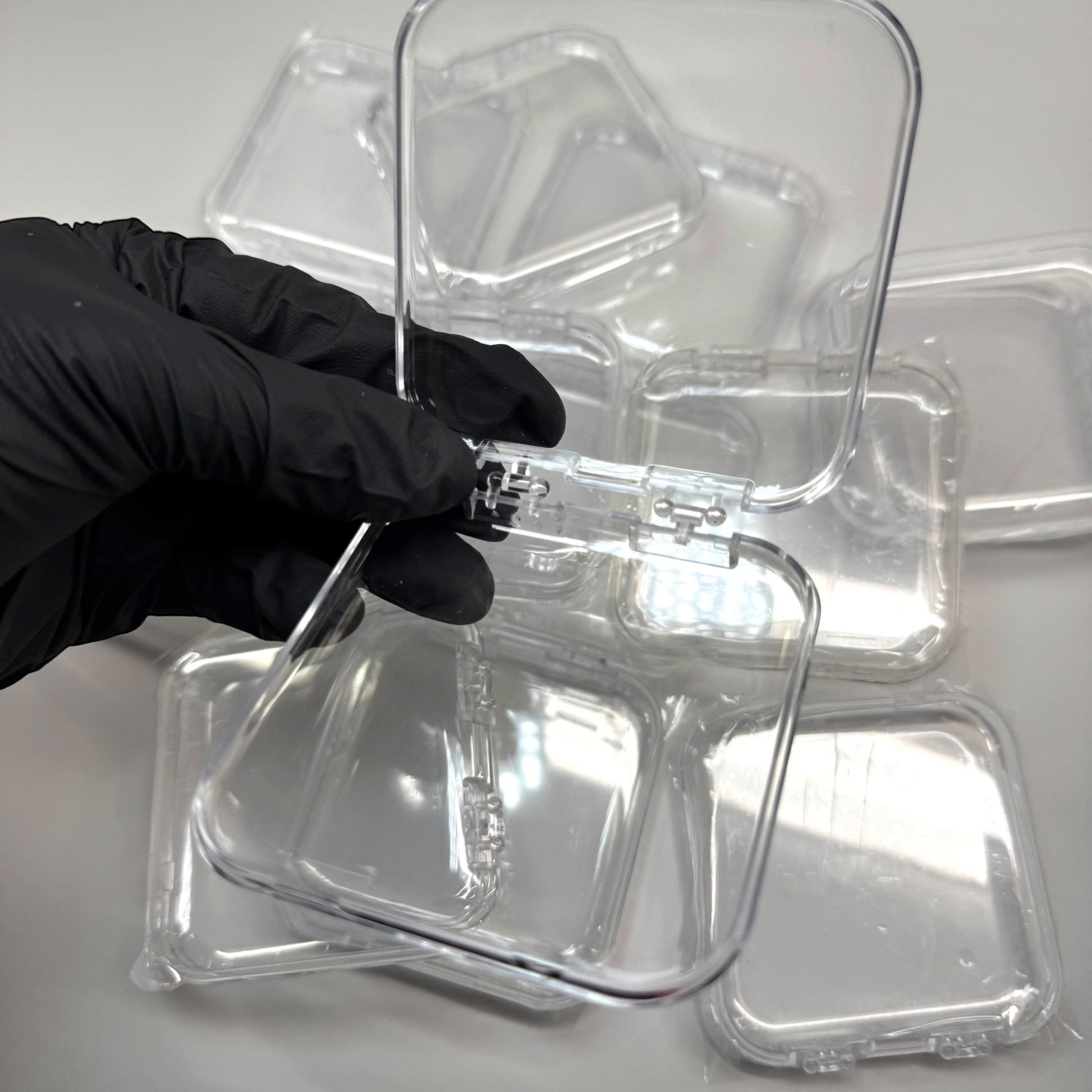 1 pc - Clear Plastic Storage Box for Press - On Nails – Durable & Compact Organizer - JTessentials
