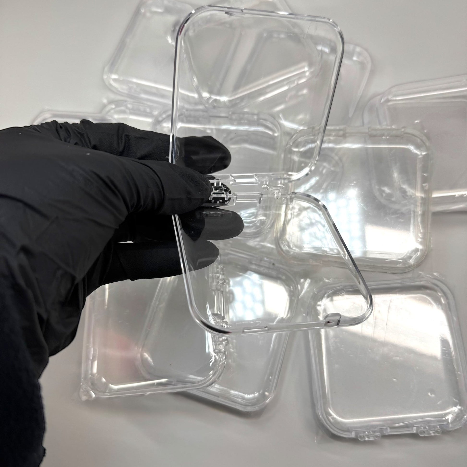 1 pc - Clear Plastic Storage Box for Press - On Nails – Durable & Compact Organizer - JTessentials