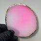 1 pc pink circle - Shaped Glass Nail Art Palette - JTessentials