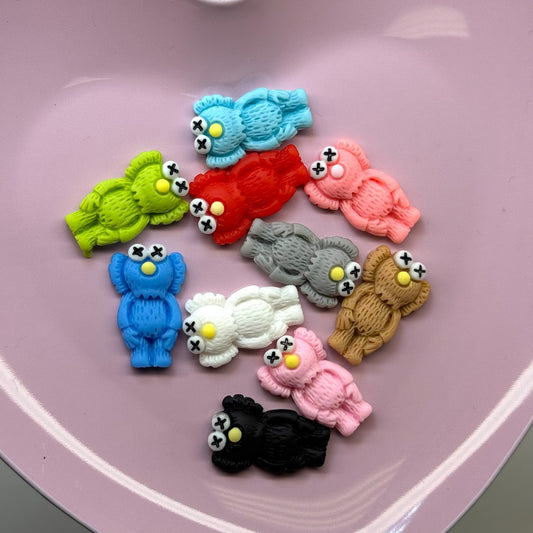 10 PCS KLAWS Nail Charm – Cute 3D Teddy Bear Nail Accessories - JTessentials