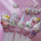 10 pcs MIX - 04 HELLO K nail charms - JTessentials