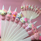 10 pcs MIX - 06 HELLO K nail charms - JTessentials