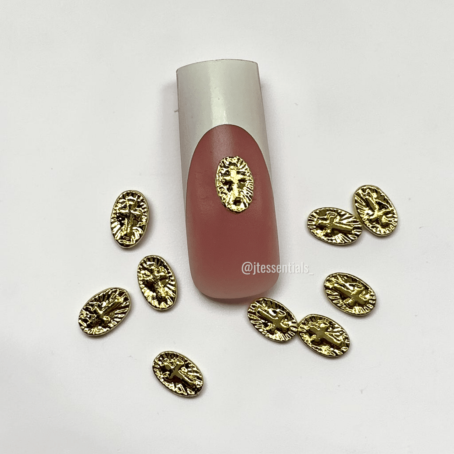 10 PCs Religious Nail charms cross - JTessentials