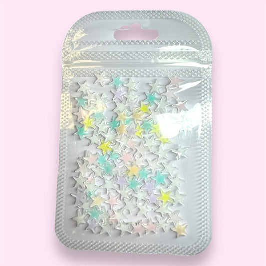 100 pcs Pastel Star Nail Charm Outline – Perfect for Nail Art Creations - JTessentials