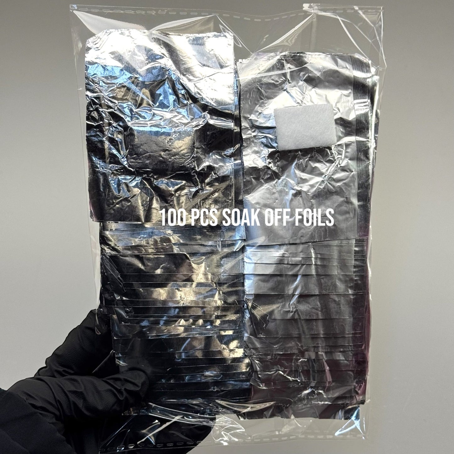 100pcs• soak off Nail Envy Foil Wraps - JTessentials
