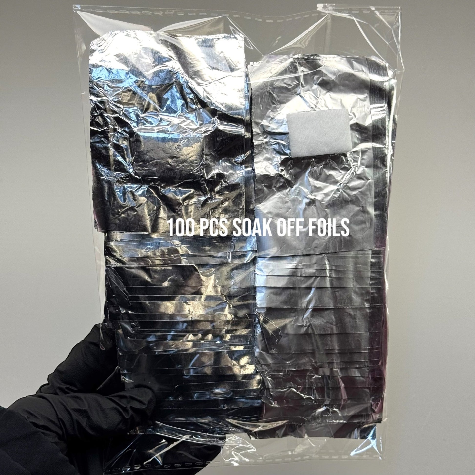 100pcs• soak off Nail Envy Foil Wraps - JTessentials