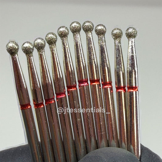 10pcs - Ball Nail Drill Bit - Cuticle Clean bulk - JTessentials