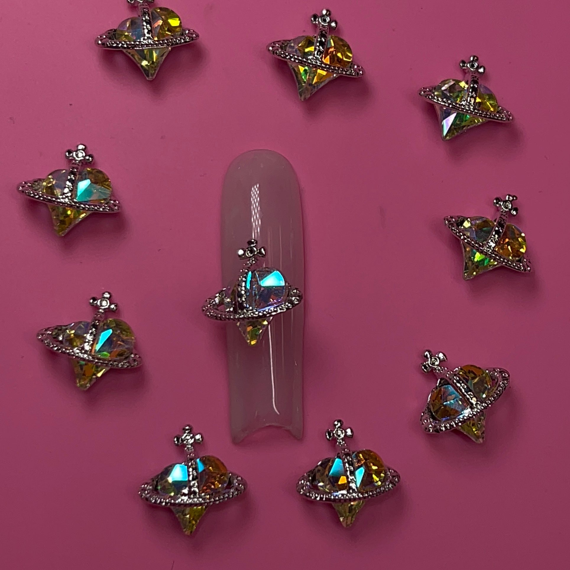 10pcs Heart PLANET - TORNASOL 10 pcs BAG - JTessentials