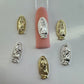 6 Pcs Virgencita Nail Charms - 3 Silver & 3 Gold Virgin Mary Nail Art Decorations