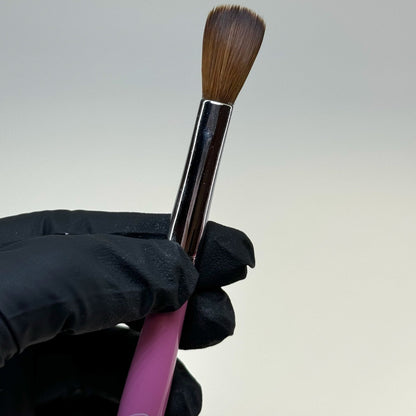 12 100% Kolinsky Acrylic Nail Brush - JT Flat Brush Pre - Crimped for Precision - JTessentials