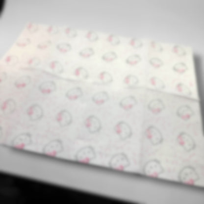 125 Pcs Hello Kitty Disposable Dental Bibs / Nail Table Covers – Cute & Waterproof Table Protection for Nail Techs & Artists - JTessentials