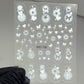 156 - White Airbrush - Inspired Nail Stickers - JTessentials
