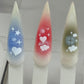 157 - White Airbrush - Inspired Nail Stickers - JTessentials