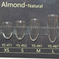 Full Cover Soft Gel Nail Extensions – 15 Sizes Box (Almond-Natural )