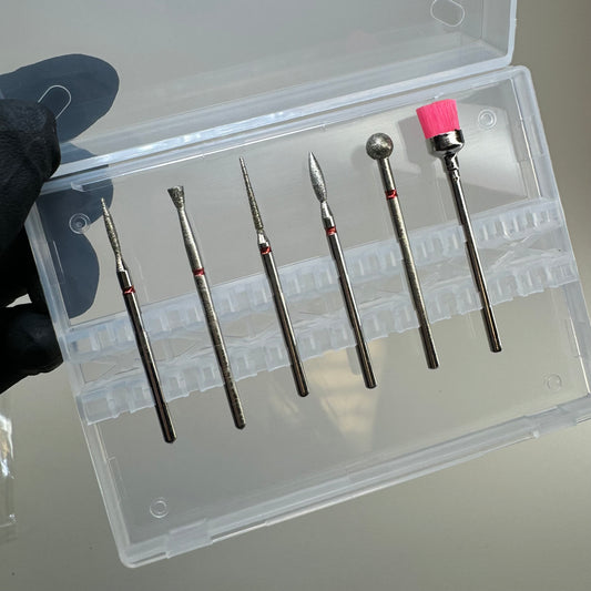 PREP | Nail Drill Bit Pack - 6 Essential Bits for Perfect Nail Preparation