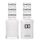 DND #448 Snow Flake – White Gel & Matching Polish Duo | Bright Clean Finish for Nail Art & Full Sets