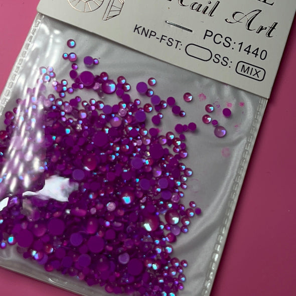 Purple Opal-Rhinestone pack