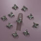 10pcs Heart PLANET- SILVER 10 pcs BAG