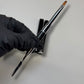 2 - in - 1 Polygel Nail Brush & Spatula Tool – Black Handle for Nail Extension & Builder Gel Application - JTessentials