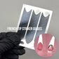 2 sheets French Stripe Nail Art Stencils – Self - Adhesive Guides for DIY Nail Designs - JTessentials