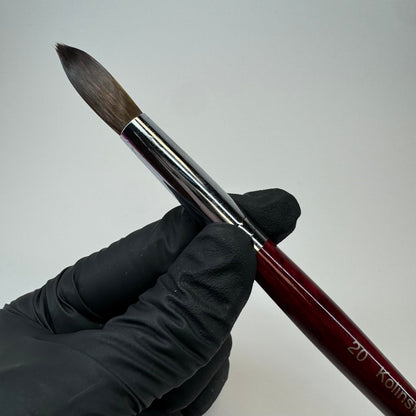 20 Kolinsky Acrylic Nail Brush - Affordable Practice Brush for Beginner Nail Artists - JTessentials