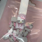 20 PCs HELLO KITTY pink bow face only - JTessentials
