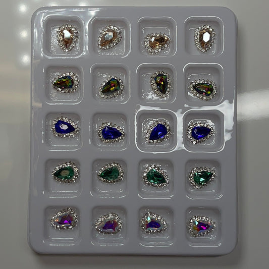 20 pcs RHINESTONE CHARM BOX - 11 - JTessentials